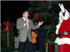 Mayor Greets Santa