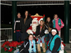 Girl Scouts with Santa