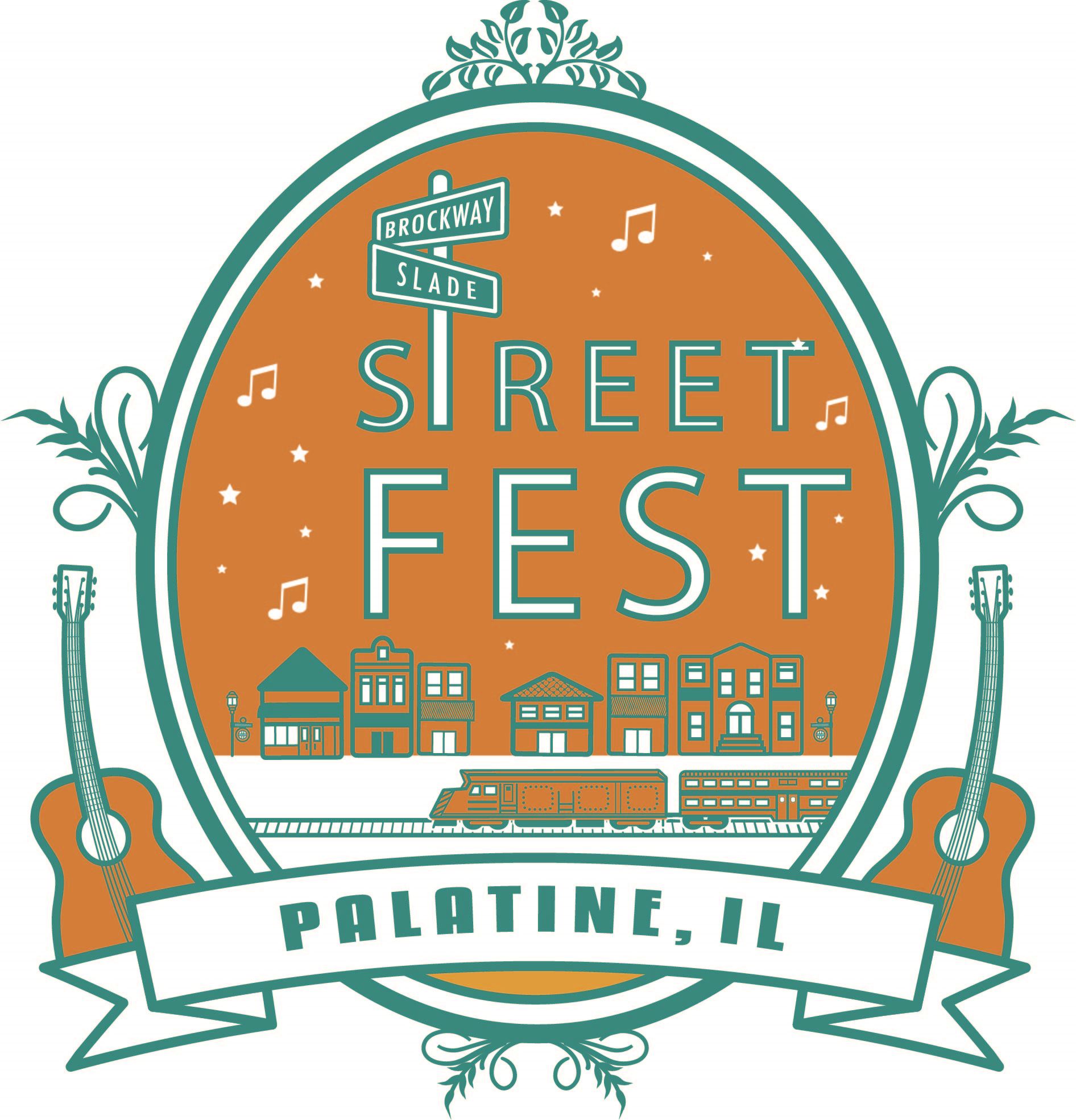 Village of Palatine Street Fest Orange Logo